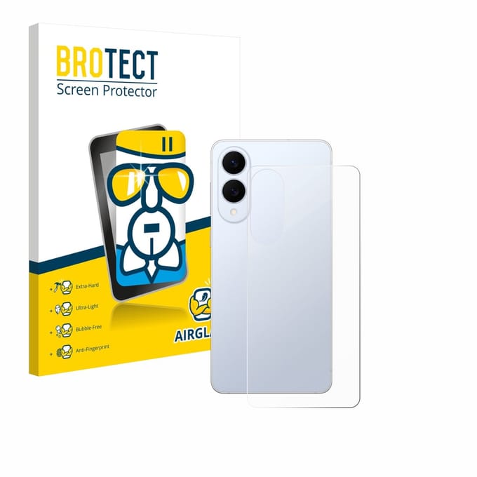 Screenprotector voor Samsung Galaxy S25 Edge (Achterkant) Beschermglas transparant