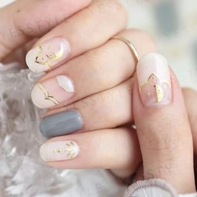 Lunacaca - Wheel Of Fortune Nail Art Sticker 24 pcs