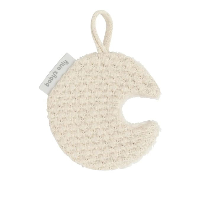 Baby's Only Gebreid speendoekje - Speenknuffel maan Sky - Warm Linen