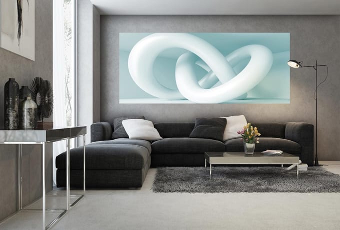Abstract Art Photo Wallcovering