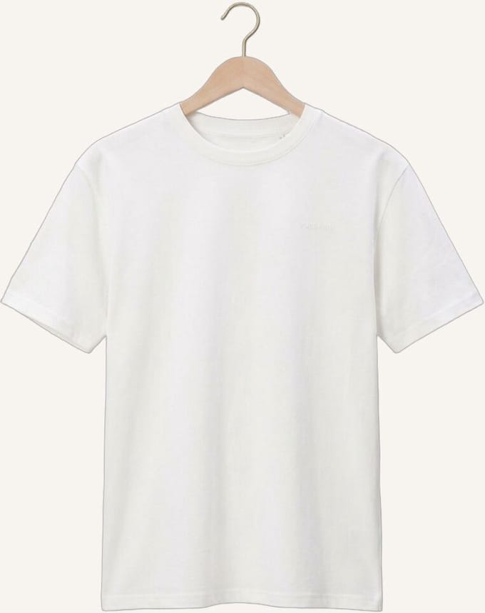 PURE PATH Essential Triangle Tee Polo's & T-shirts Heren - Polo shirt - Wit - Maat M