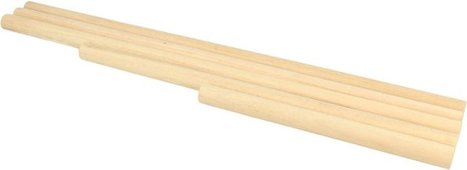 Artemio 5 houten houders voor macramé