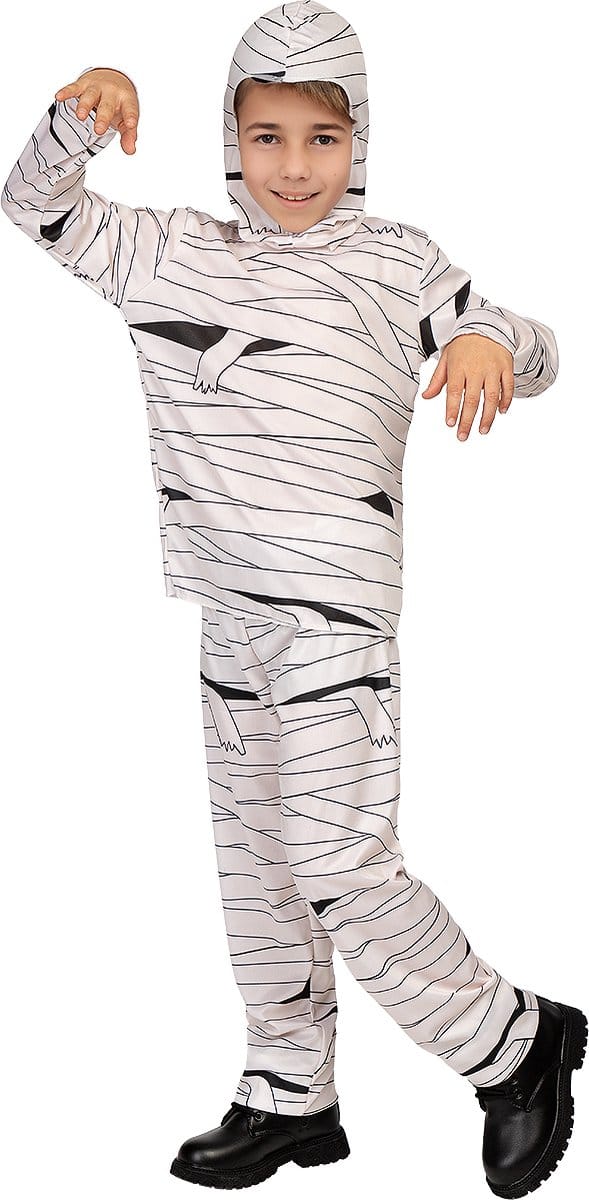 FUNIDELIA Mummie Kostuum voor kinderen - Maat: 97 - 104 cm
