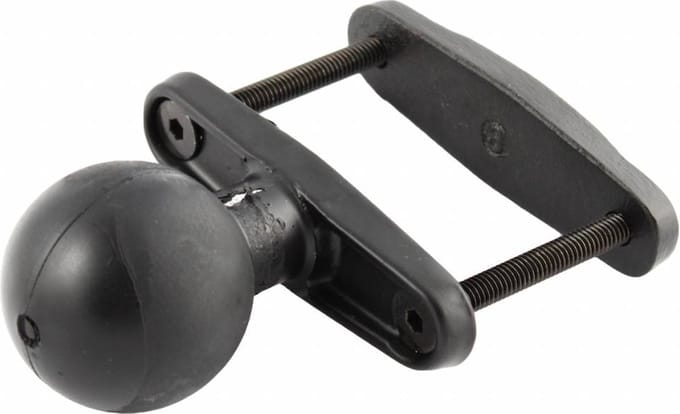 Vierkante Paal Klem Basis voor Palen tot 3" Breed - D Maat RAM-D-247U-3