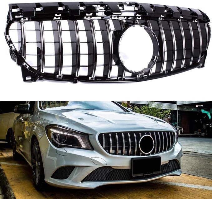 Sport Grill Compatibel Met Mercedes CLA W117 C117 Chrome 2013-2019