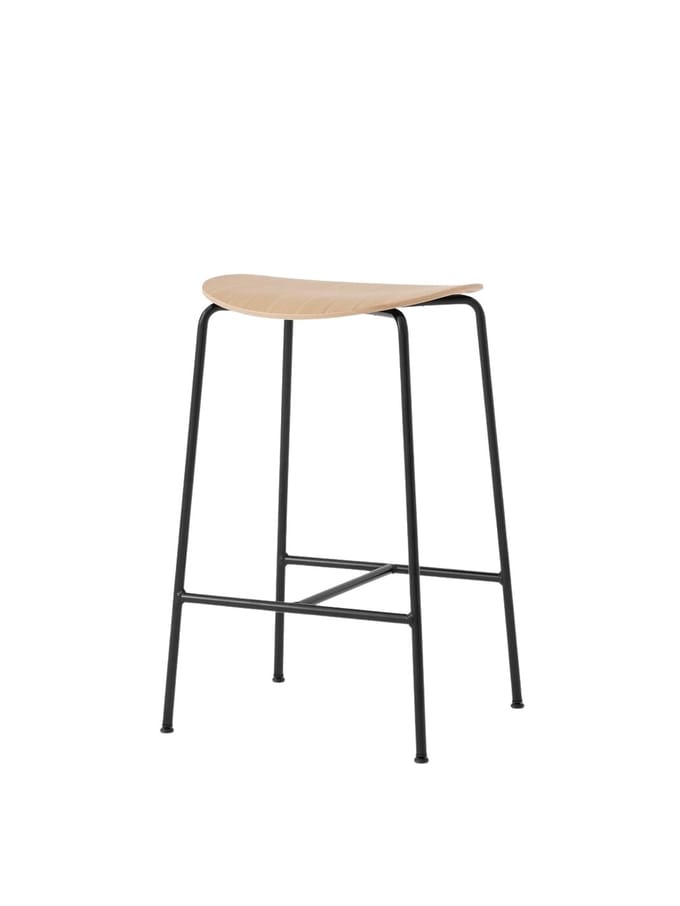 &Tradition Paviljoen barkruk AV38 & AV37 - eiken gelakt - Zithoogte 68 cm