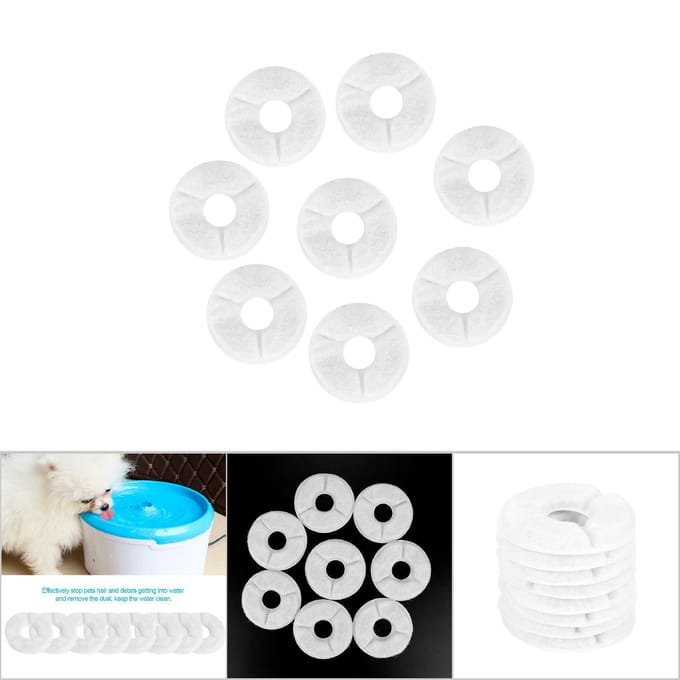 Actief Kool Filter Vervanging voor Honden Waterfontein Automatische Drinkbak 8 STUKS