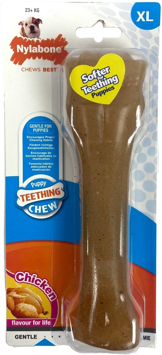 Nylabone Flexible Puppy Bone Souper Xlarge - Hondenspeelgoed - Kip Vanaf 23kg
