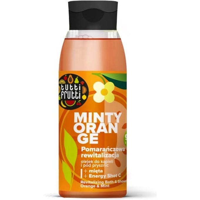 Tutti Frutti Revitalizing Bath &amp; Shower Oil Orange &amp; Mint 400 ml