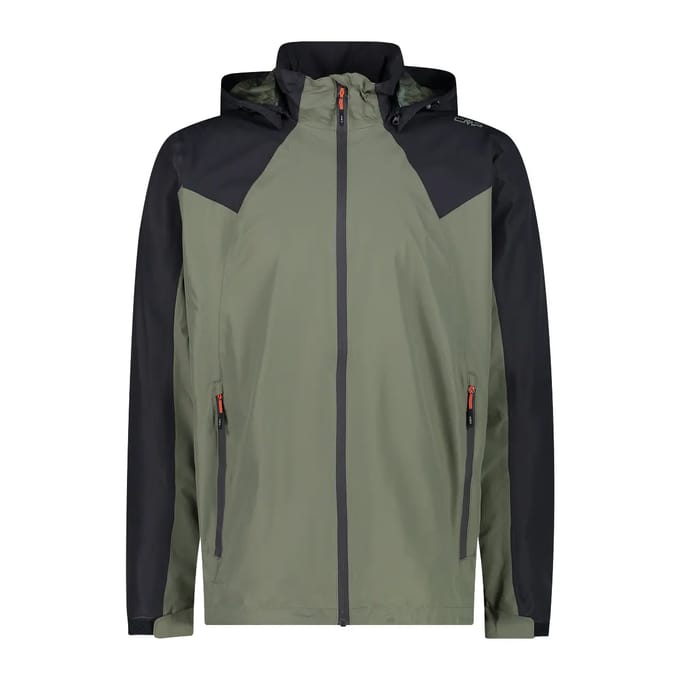 Cmp Zip Hood 31z5557 Jas Groen,Blauw S Man