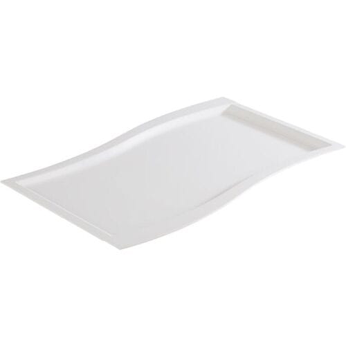 GGM Gastro (6 Stück) GN-Tablett 1/1 - SINUS - Melamin - Höhe: 20mm - Weiß