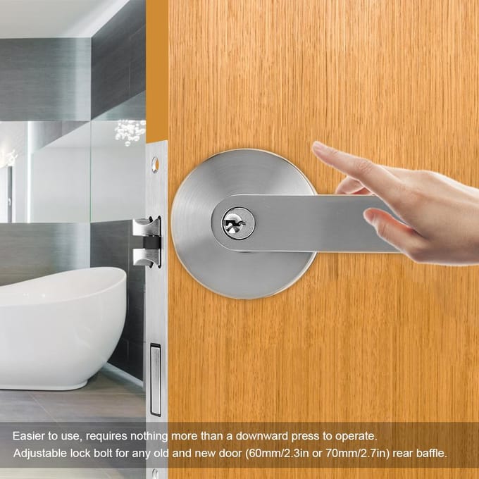 Moderne Deurklink Universele Deur Ingang Hendel voor Slaapkamer Badkamer