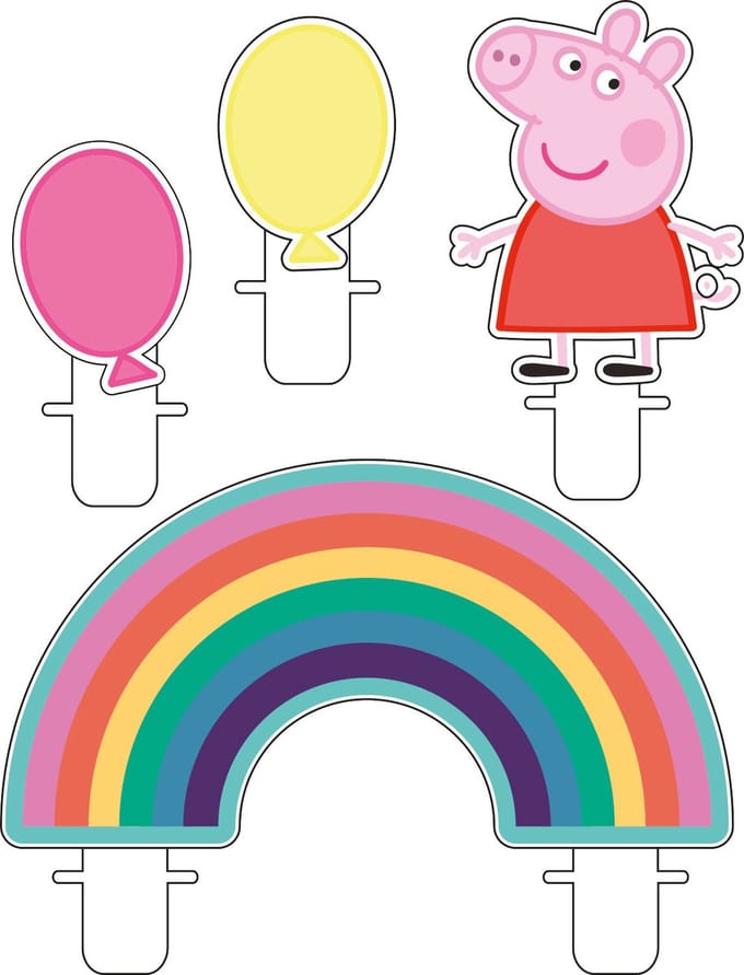 Amscan - Peppa Pig - Kaarsen (4 stuks)