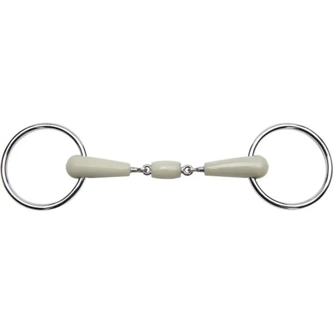 2-rings dubbel flexi paardenbit Feeling