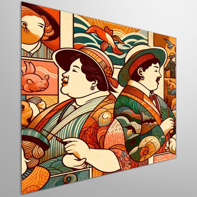 Kunstprint | Wanddecoratie | Dibond | 20 × 20 cm