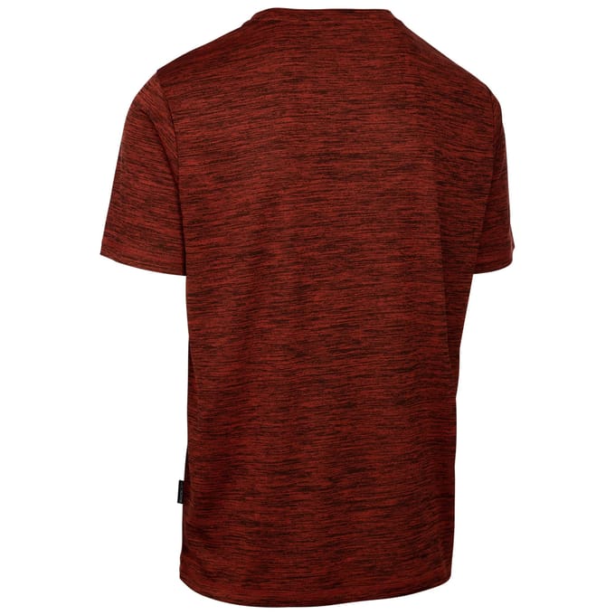 Trespass Heren Kearsley Active Top (Verbrande oranje mergel)