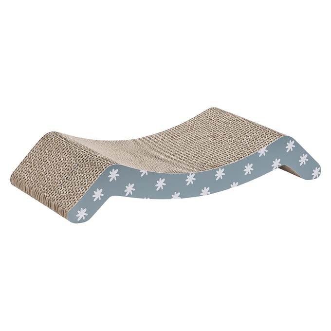 Krabplank Star - Blauw - 44,5 x 21 x 8 cm - Beeztees - Met Catnip