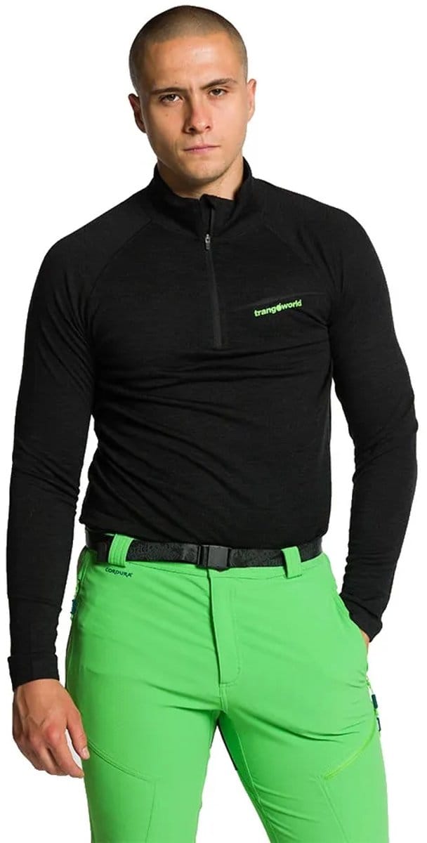 Trangoworld Trx2 Wool Evo Lange Mouwen Basislaag Zwart S Man