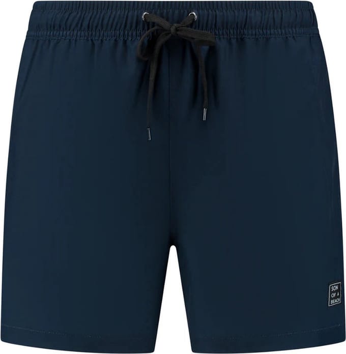Son of a Beach - Solid Blauw Heren Zwembroek - maat XL - Blauw