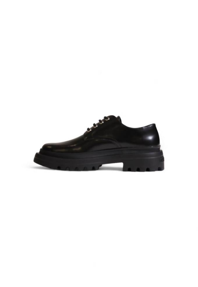 Veterschoenen Oxford Zwart Leren Lak