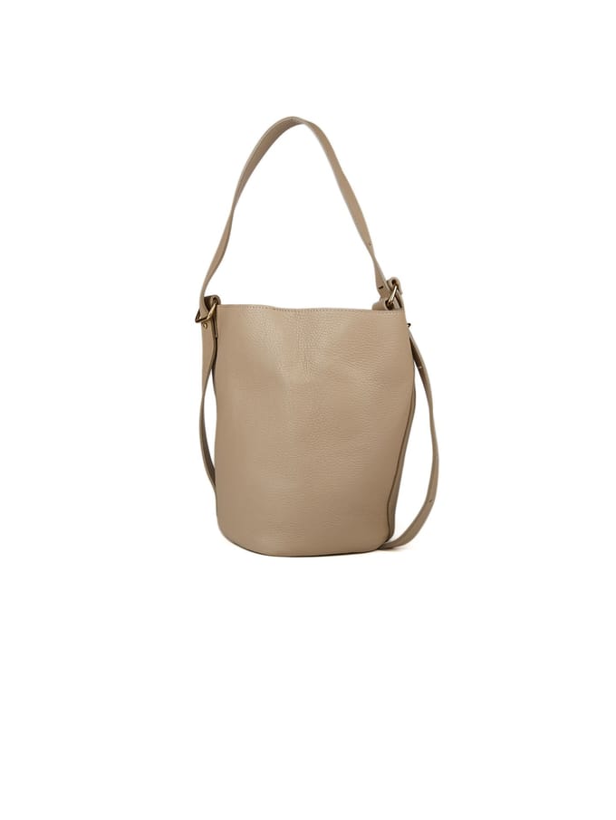 Giulia Monti Bucket Bag Grijs Beige