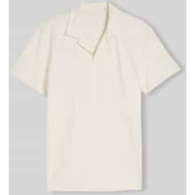 Tom Tailor - Resort poloshirt van piqué - Maat M - Gardenia White