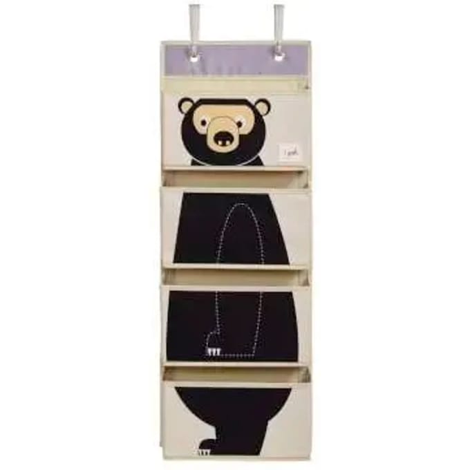 3 Sprouts - Hanging Wall Organizer - Black Bear /Furniture /Black Bear