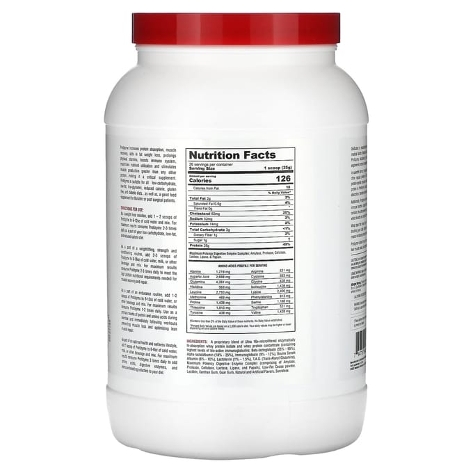 Metabolic Nutrition, Protizyme, Professioneel Ontworpen Eiwit, Chocoladetaart, 2 lb (910 g)