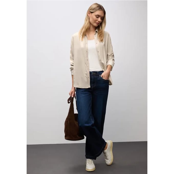 Blouse met galonstrepen