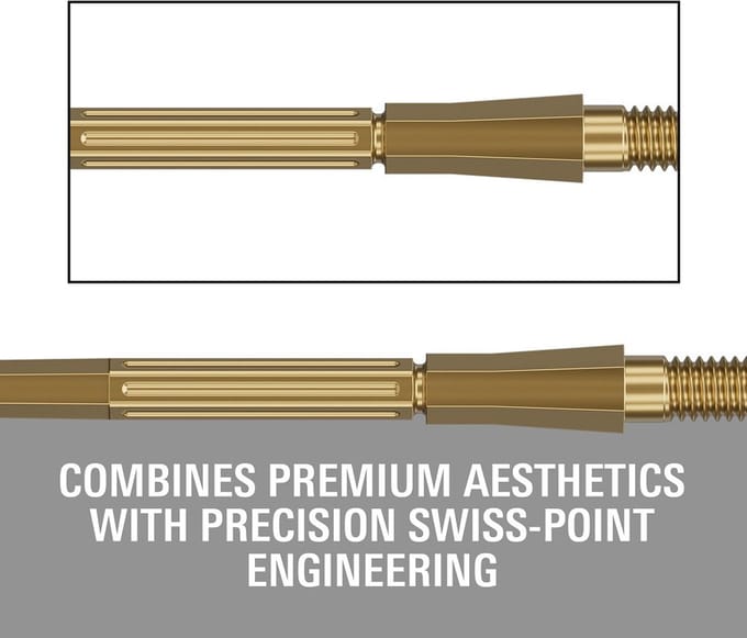 Target Swiss Points Elysian Archetype 43 Gold 30 Millimeter