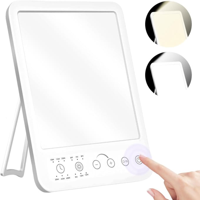ApexArte® Daglichtlamp - Lichttherapie Lamp - Bureaulamp Led - Wit