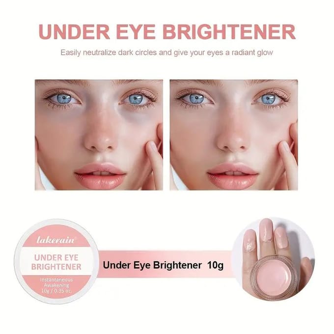 Hydraterende Oogverhelderende Concealer&Contourcrème-Volledige Dekking Langhoudende Oogconcealer Oogmake-up 1pcs white