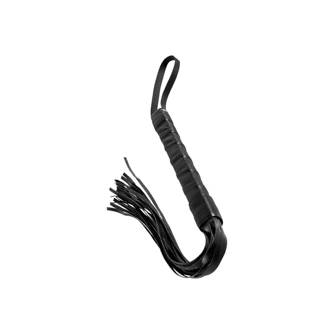 Erotische Zweep – BDSM – Bondage – Sm zweepje – Leer - Zwart