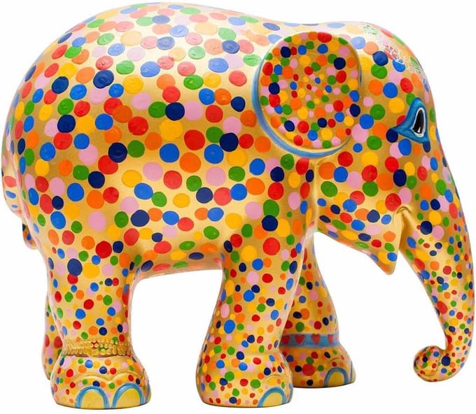 Ellie Luxembourg 20cm Handgemaakt Olifantenstandbeeld