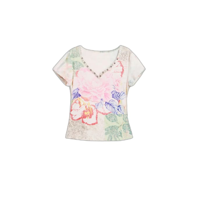 T-shirt dames Desigual Bloom
