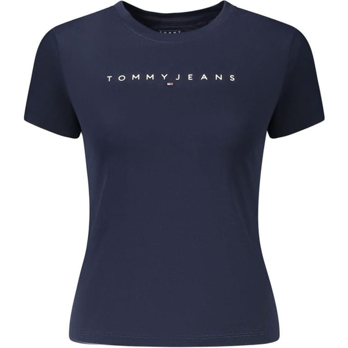 Tommy Hilfiger Tjw Slim Linear Tee Dark Night Navy Größe: M | Hemden Outlet | Damen | Schwarz