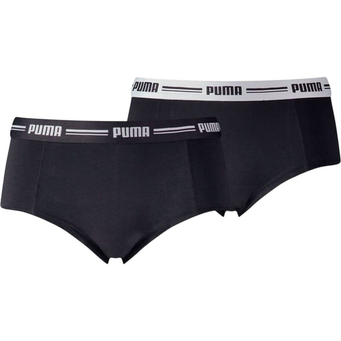 Puma Dames/Dames Minislip (Set van 2) (Zwart)