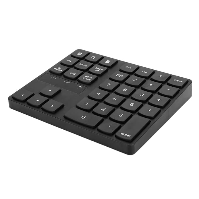 Mini clavier numérique 35 touches 2,4 GHz sans fil ultra fin, accessoire informatique