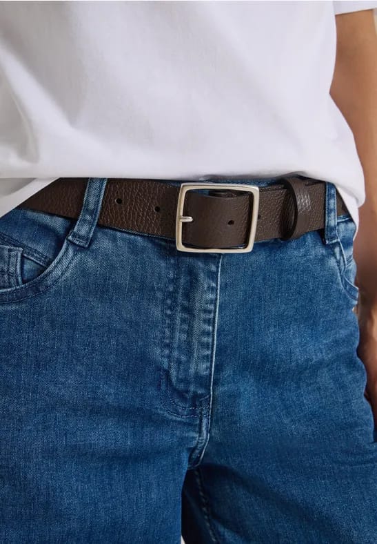 Basic riem met vierkante gesp