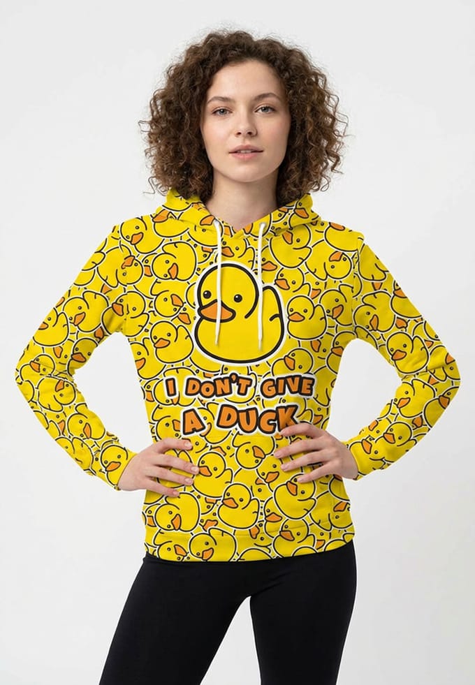"I Don't Give a Duck" Hoodie