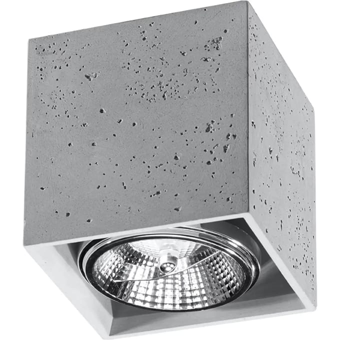 Betonnen plafondlamp Sollux Lighting Valde