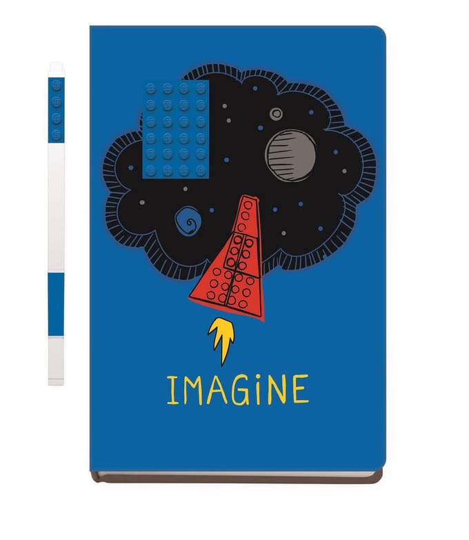 LEGO Imagine notebook m/blauwe gelpen Papierwaren