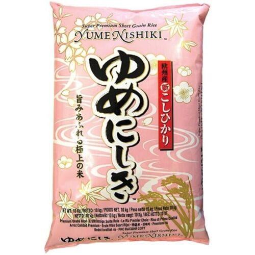 YUMENISHIKI Japanse korte korrel rijst 10kg