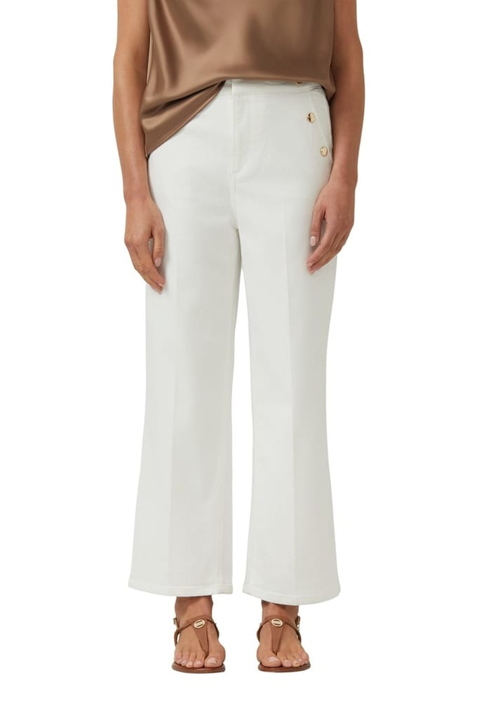 s.Oliver - female - Suri jeans culottes / normale pasvorm / hoge taille / wijde pijpen