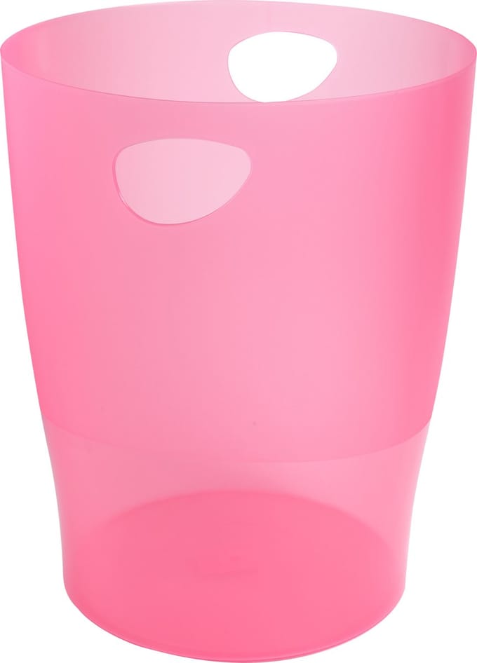 Exacompta 8x Papiermand met grote capaciteit van 15 liter. - Framboos - 45354D