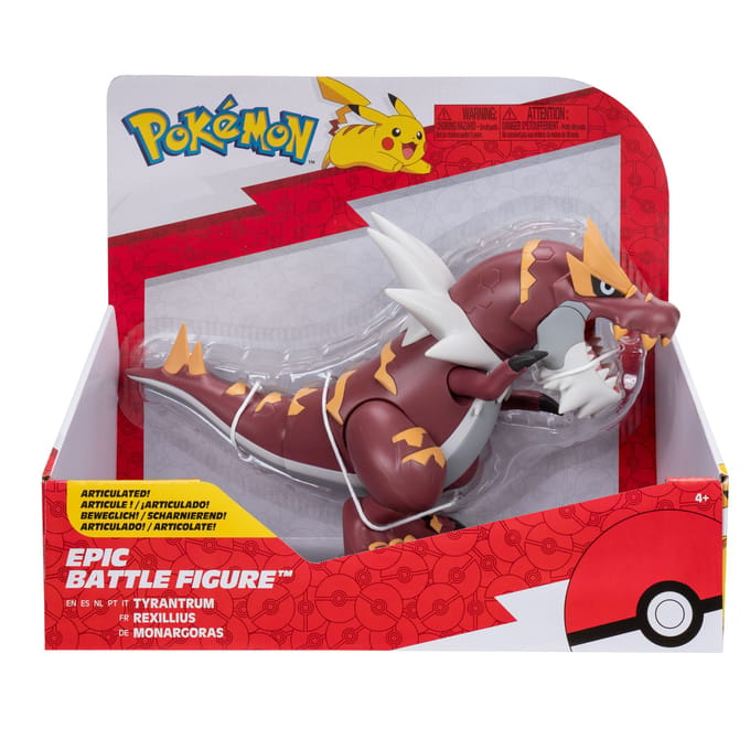 Pokemon Epic Figuur Tyrantrum 30cm Bekende knuffels