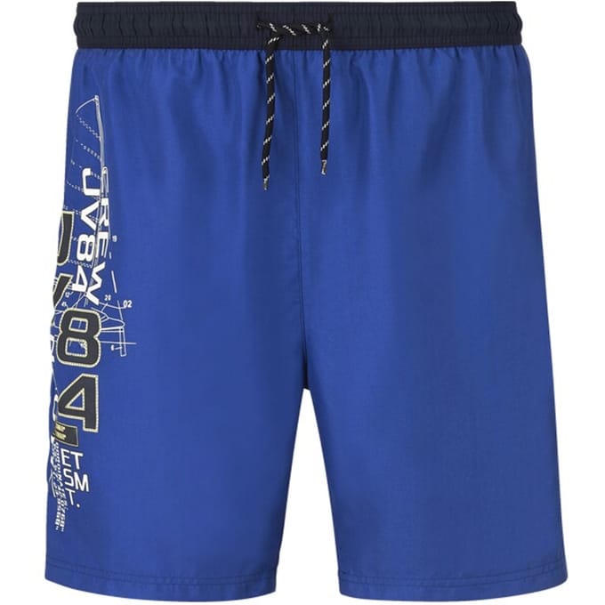Jan Vanderstorm herren Zwemshort - 10 - koningsblauw - Plus Size