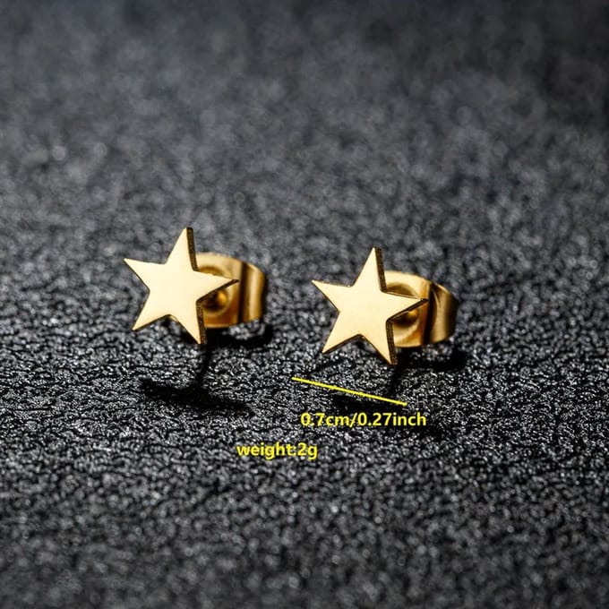JewelGalerie- Stud Ster - Goud