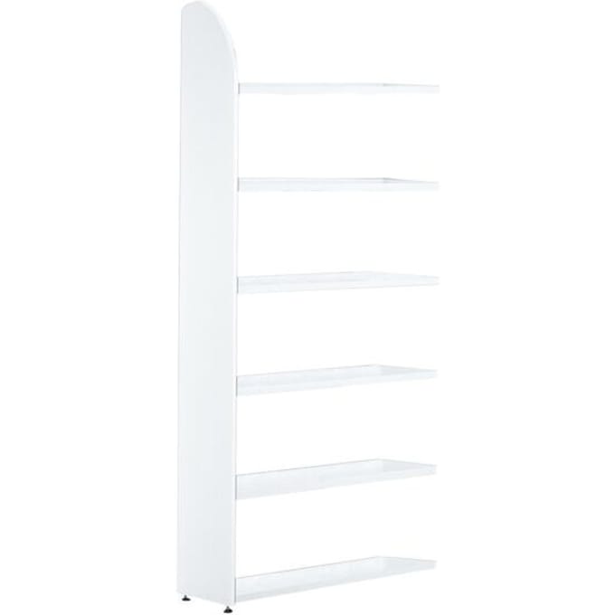 Open kast Dante®, stellingsectie, H 2250 x B 1000 mm, zonder achterwand, wit