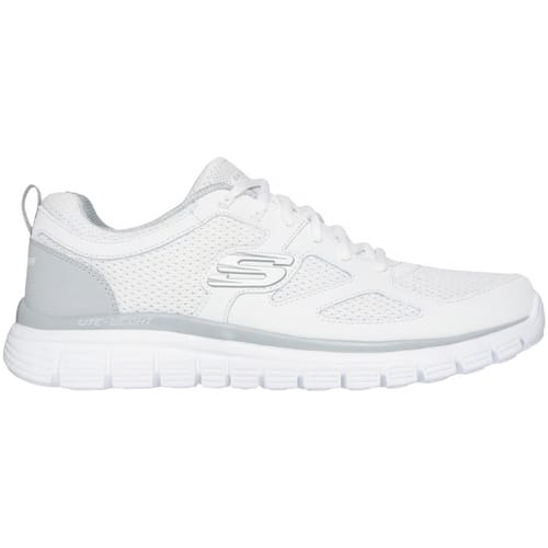 Skechers Heren Burns - Agoura Sneakers 52635 WGY Wit Grijs